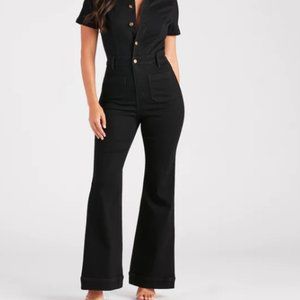 Black Demin Jumpsuit